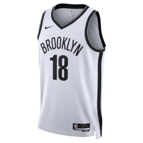 Camiseta Hombre NBA Brooklyn Nets Yuta Watanabe 18 2022-23 Nike Association Edition Blanco Swingman